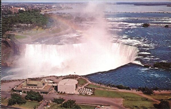 Ontario Canada Niagara Falls Horseshoe Falls aerial vi