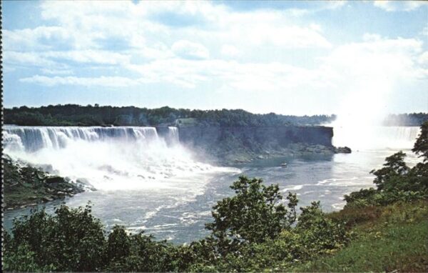 Ontario Canada Niagara Falls and American Falls