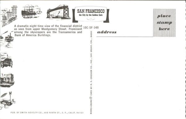 San Francisco California Financial district Montgomery Street Sk – Bild 2