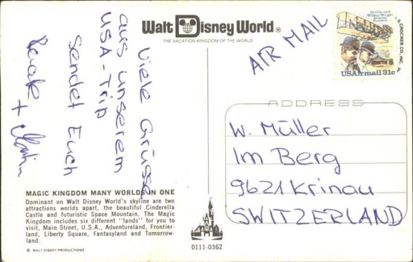 Disney Walt Magic Kingdom Cinderalla Castle Space M – Bild 2