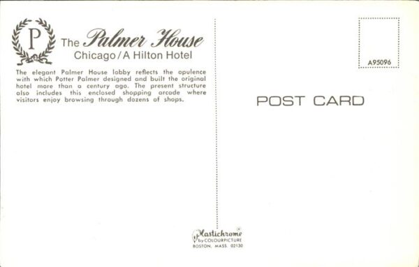 Chicago Illinois The Palmer House Hilton Hotel – Bild 2