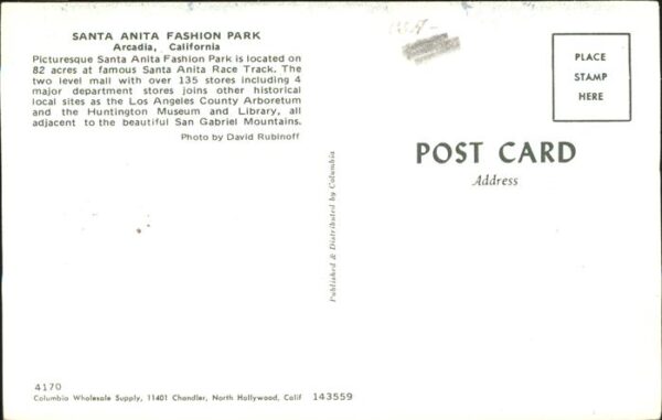Arcadia California Santa Anita Fashion Park – Bild 2