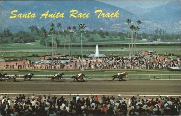 Arcadia California Santa Anita Race Track Horse Racing San