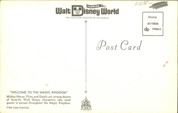 Disney Walt Magic Kingdom Mickey Mouse Pluto Goofy – Bild 2
