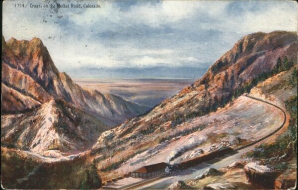 Moffat United States Crags on the Moffat Road train