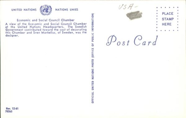 New York City United Nations Headquarters Economic an – Bild 2