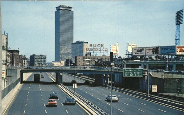 Boston Massachusetts Prudential Center Massachusetts Turnpik