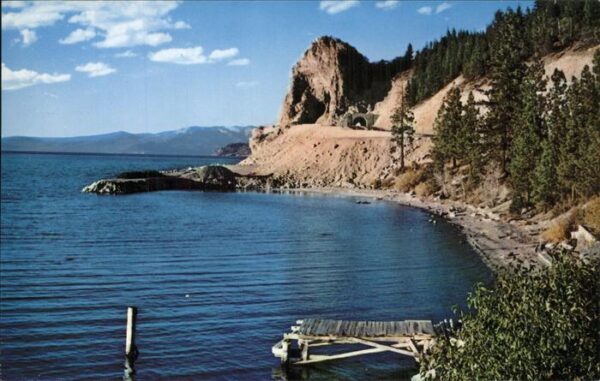 Lake Tahoe Nevada Border at Cave Rock Lake Drive