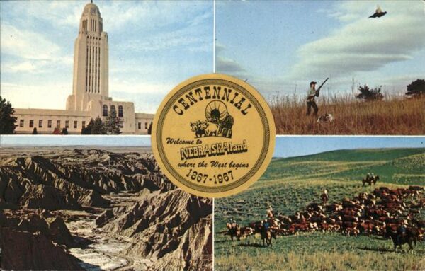 Omaha Nebraska Nebraska Centennial Year State Capitol