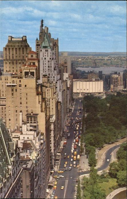 New York City Central Park South Coliseum Hudson Rive