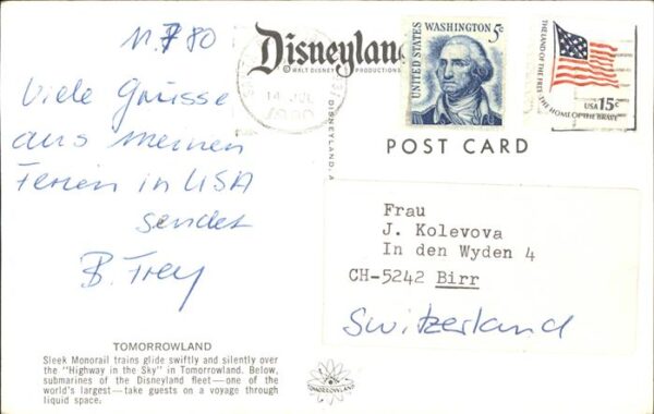 Disney Walt Tomorrowland Train Disneyland – Bild 2