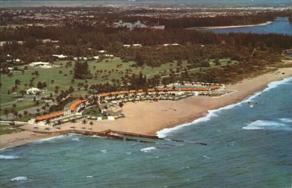 Boca Raton Hotel and Club Cabana Club Beach aerial
