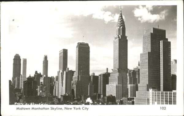 New York City Midtown Manhatten Skyline