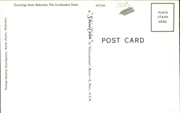 Lincoln Nebraska Map of the Cornhusker State – Bild 2