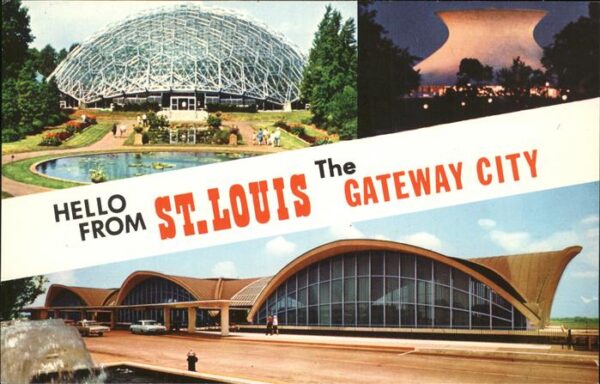 St Louis Missouri The Gateway City Arch Jefferson Memoria
