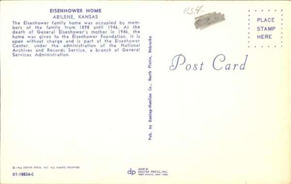 Abilene Kansas Eisenhower Home – Bild 2