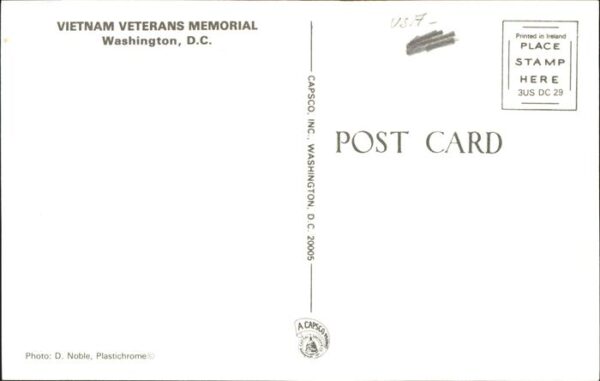 Washington DC Vietnam Veterans Memorial – Bild 2