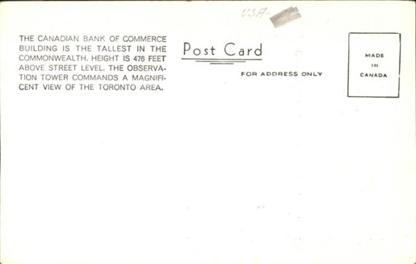 Toronto Canada Canadian Bank of Commerce Head Office B – Bild 2
