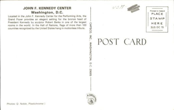 Washington DC John F. Kennedy Center for Performing A – Bild 2