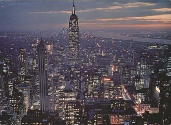 New York City Panorama with Empire State Building