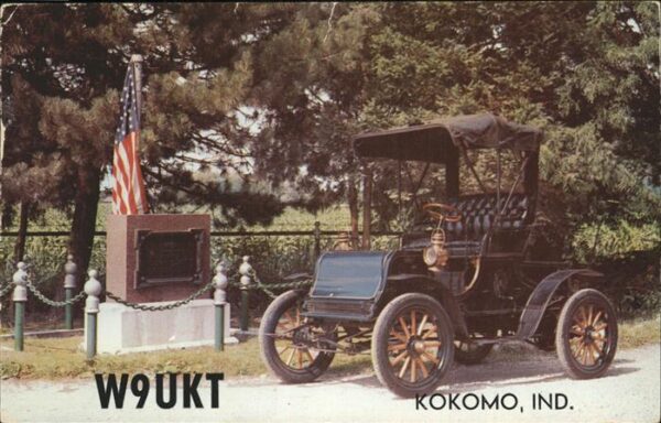 Kokomo Indiana Haynes Memorial Flag Automobile