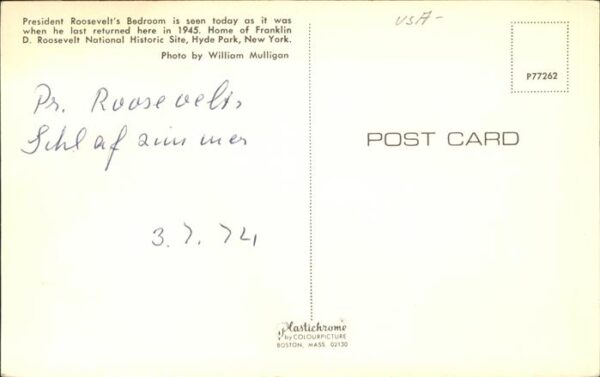 New York City Bedroom Franklin Roosevelt National His – Bild 2