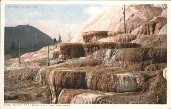 Yellowstone National Park Pulpit Terraces