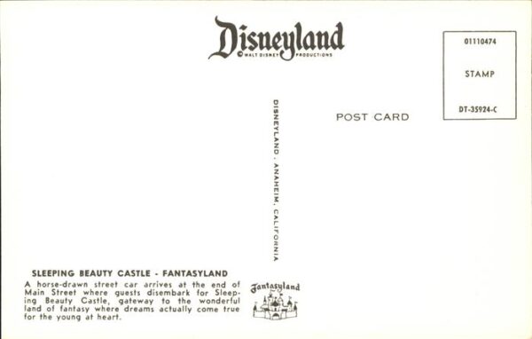 Disney Walt Sleeping Beauty Castle Fantasyland Main – Bild 2