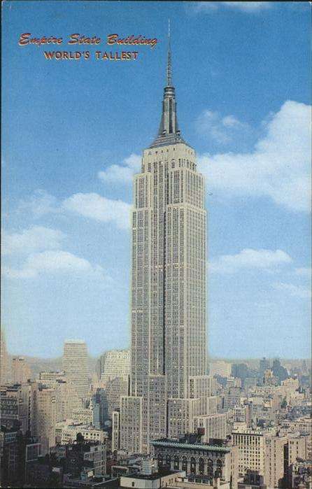New York City Empire State Building Skyscraper
