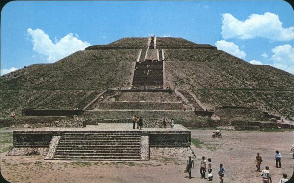 Teotihuacan Piramide del Sol Pyramide Ruine prähist