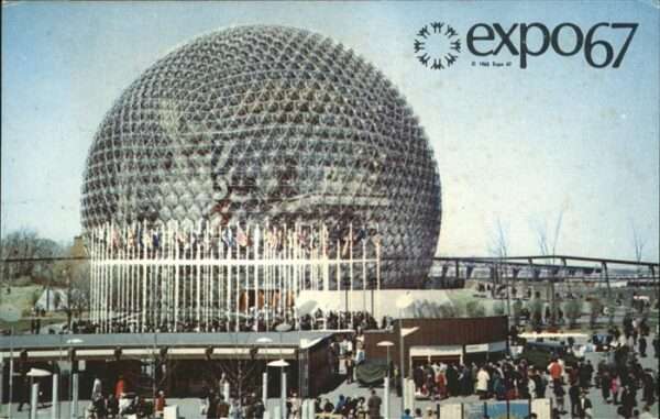 Montreal Quebec Expo 67 Pavillon des Etas_Unis Sphere g
