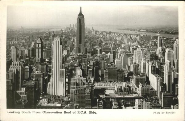 New York City Looking South from Observation Roof of