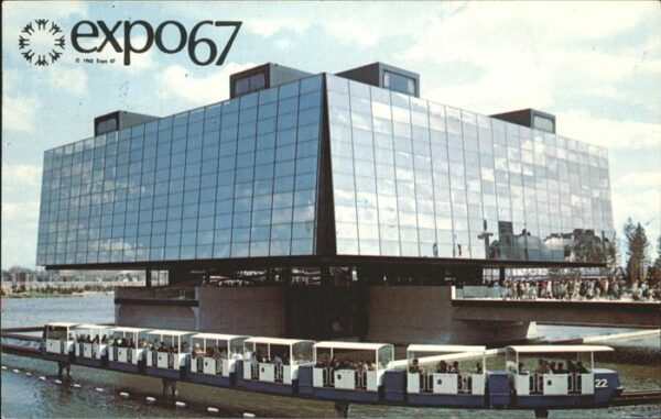 Montreal Quebec Expo 67 Pavillon du Quebec Lagune de l'