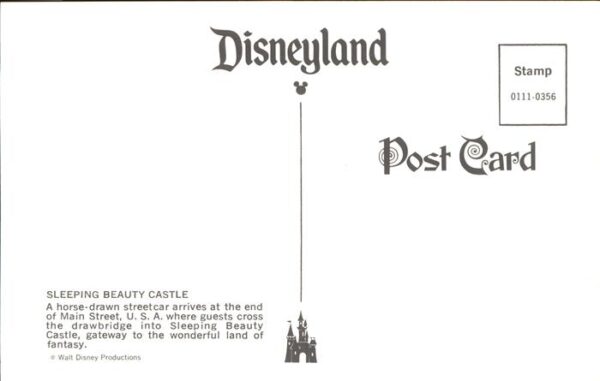 Disney Walt Sleeping Beauty Castle horse drawn stre – Bild 2
