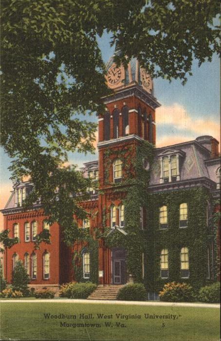 Morgantown West Virginia Woodburn Hall West Virginia University