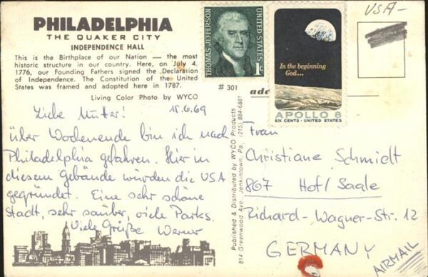 Philadelphia Pennsylvania Independence Hall Declaration of Indepe – Bild 2