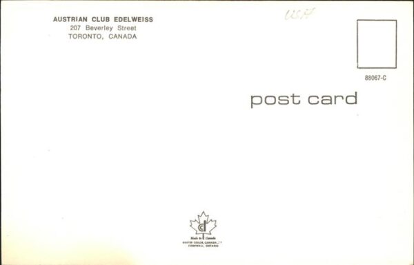 Toronto Canada Austrian Club Edelweiss – Bild 2