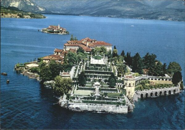 Isola Bella Lago Maggiore e Isola Pescatori Fliegeraufnahme