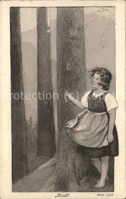 Kuenstlerkarte Meta Löwe Nr. 30 Heidi