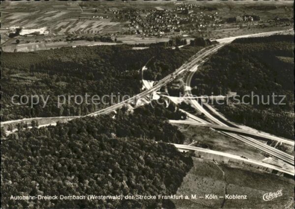 Autobahn Dreieck Dernbach Frankfurt Köln Koblenz