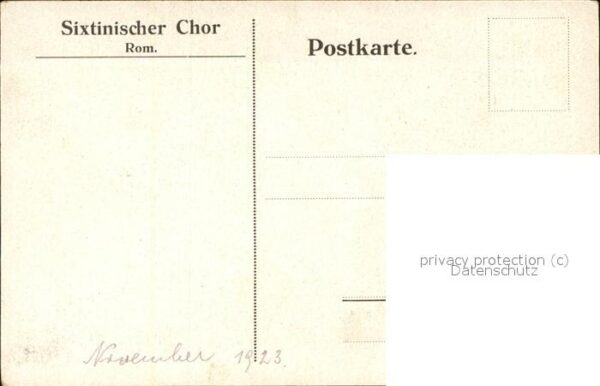 Rom Roma Sixtinischer Chor – Bild 2