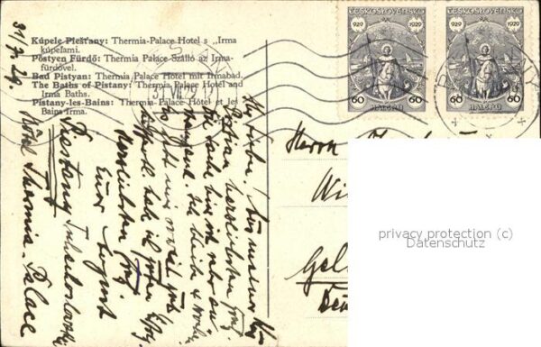 Polen Kupele Plestany Baths of Pistany – Bild 2