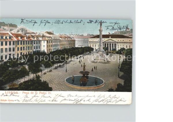 Lisboa Praca de Don Pedro IV Monumento