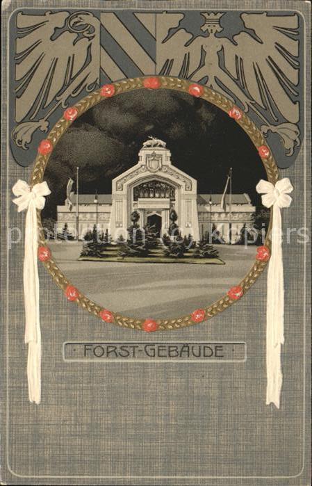 Ausstellung Bayr Landes Nuernberg 1906 Forst-Gebäude