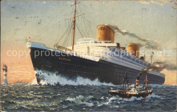 Dampfer Oceanliner EUROPA