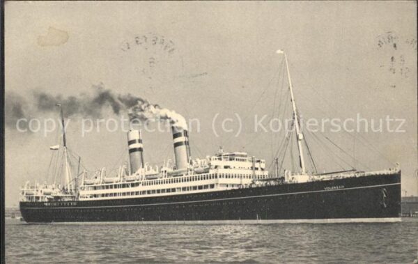 Dampfer Oceanliner S.S. Volendam