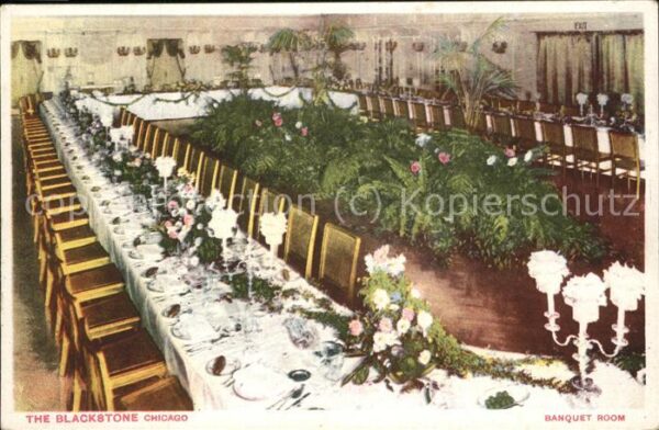 Chicago Illinois The Blackstone (Banquet Room)