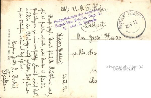 Brasso Brasov Kronstadt Feldpost – Bild 2