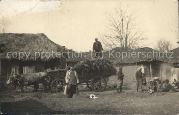 Landwirtschaft Soldat Bauern Rinder