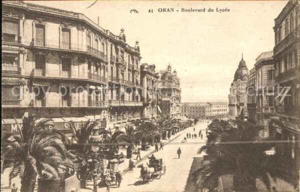 Oran Algerie Boulevard du Lycee
